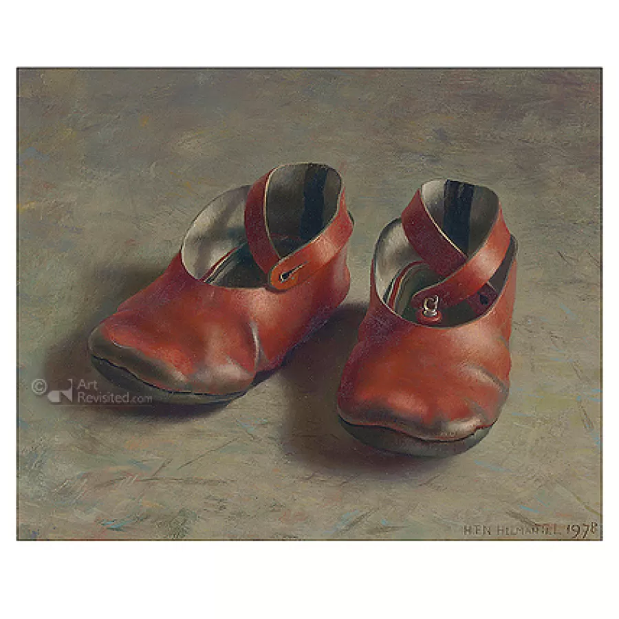 Art Revisited Arjans eerste slofjes | Wenskaarten