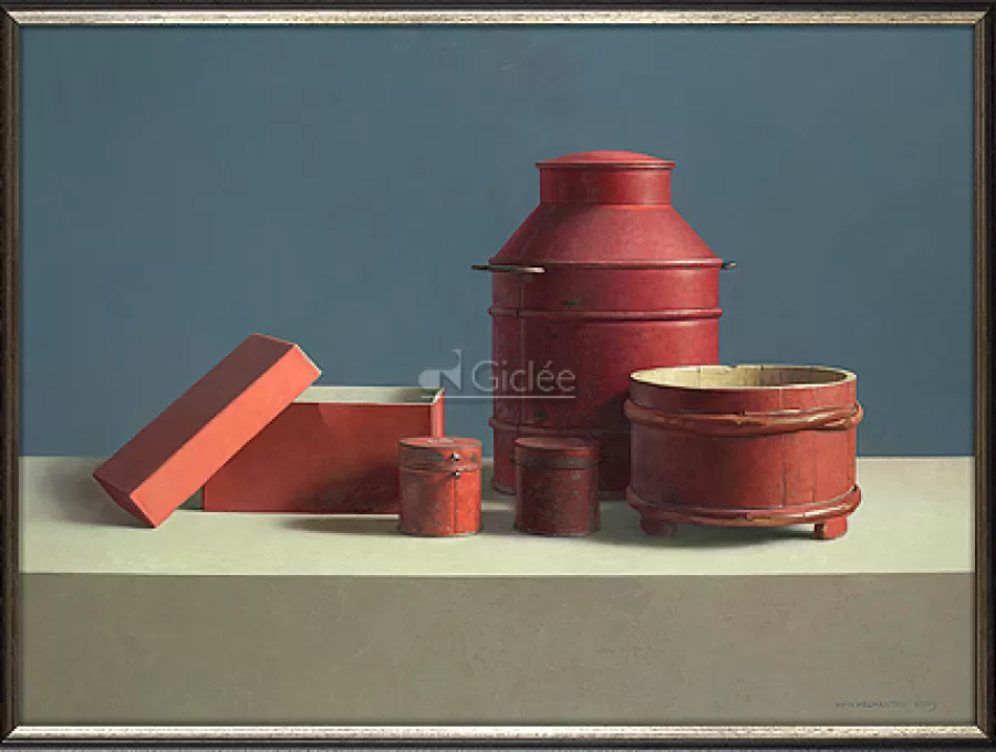 Art Revisited Compositie in Rood | Giclées