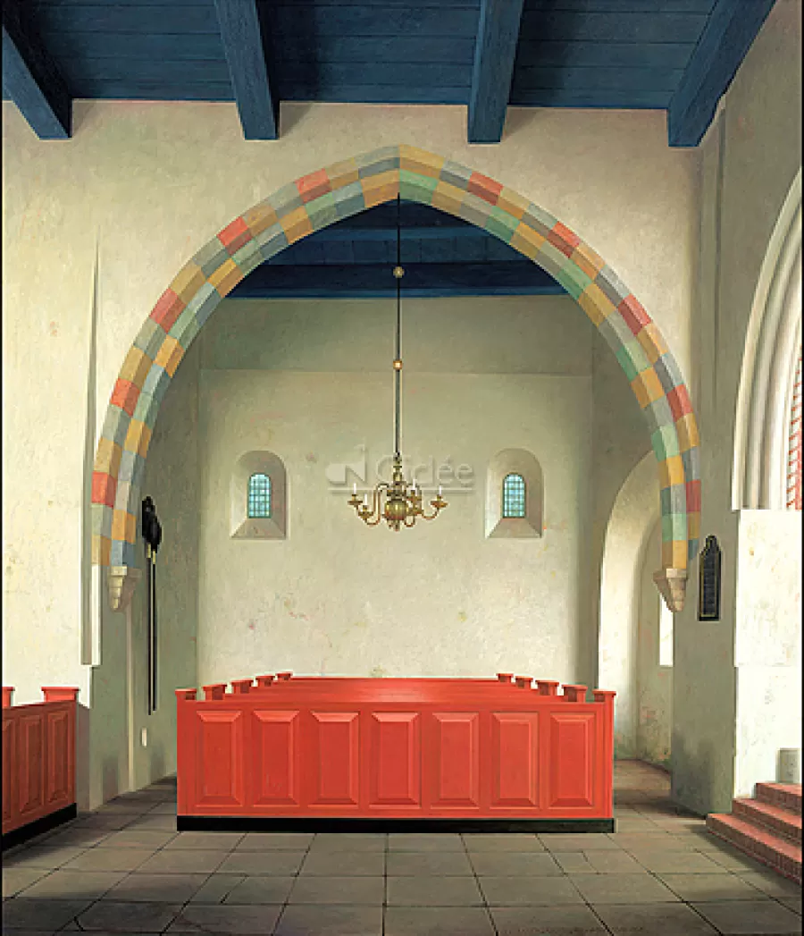 Art Revisited De noordbeuk van de Donatuskerk in Leermens | Giclées