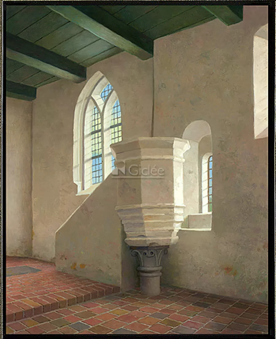 Art Revisited De preekstoel in de kerk van Fransum | Giclées