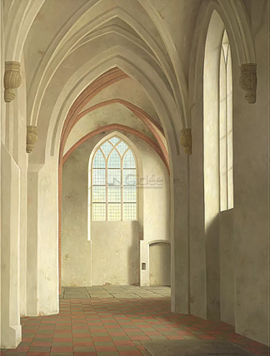 Art Revisited De zuidbeuk van de Petrus en Pauluskerk in Loppersum | Giclées
