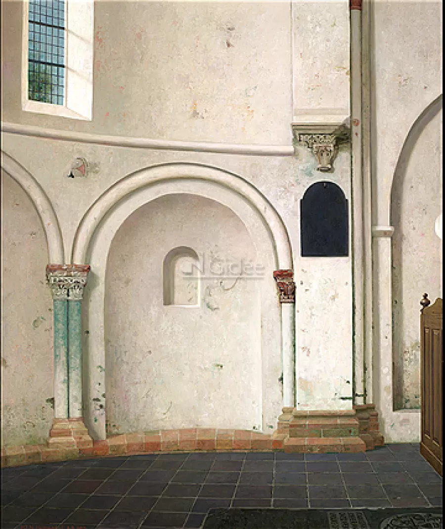 Art Revisited Het koor van de kerk in Oldenzijl | Giclées