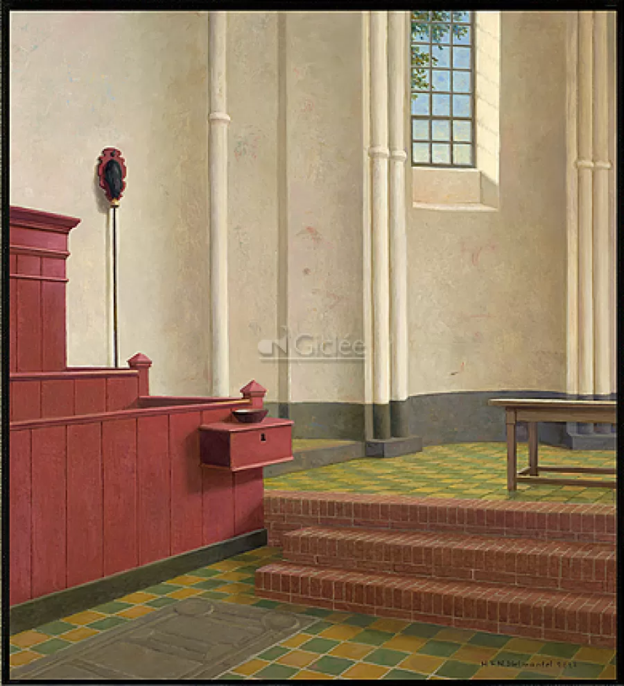 Art Revisited Het koor van de kerk in Thesinge | Giclées