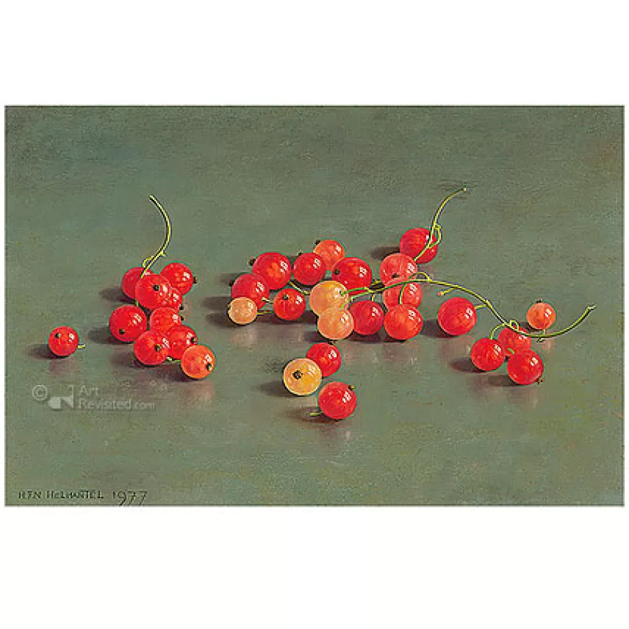 Art Revisited Rode bessen | Wenskaarten